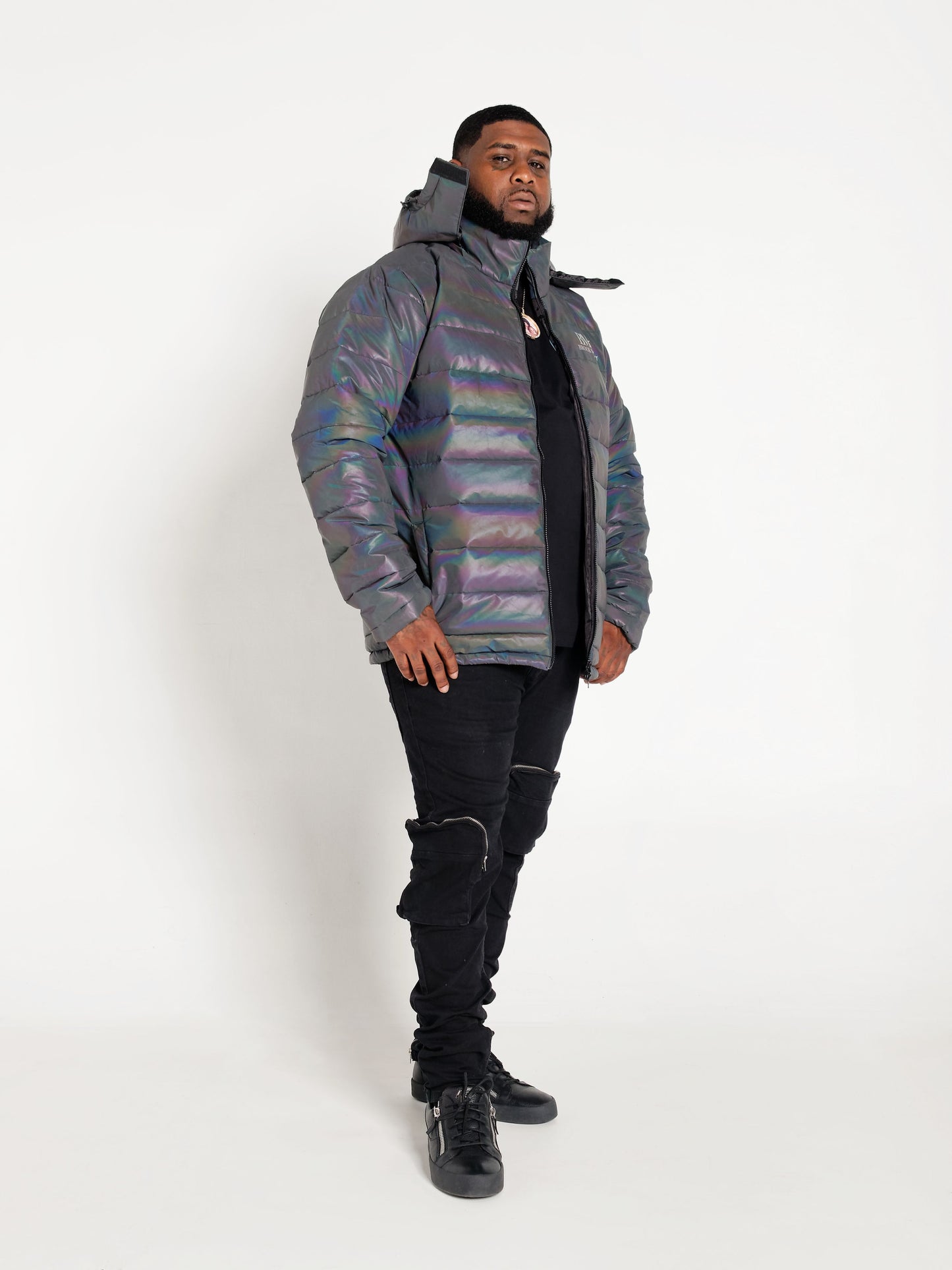 BMW Rainbow Reflective Puffer