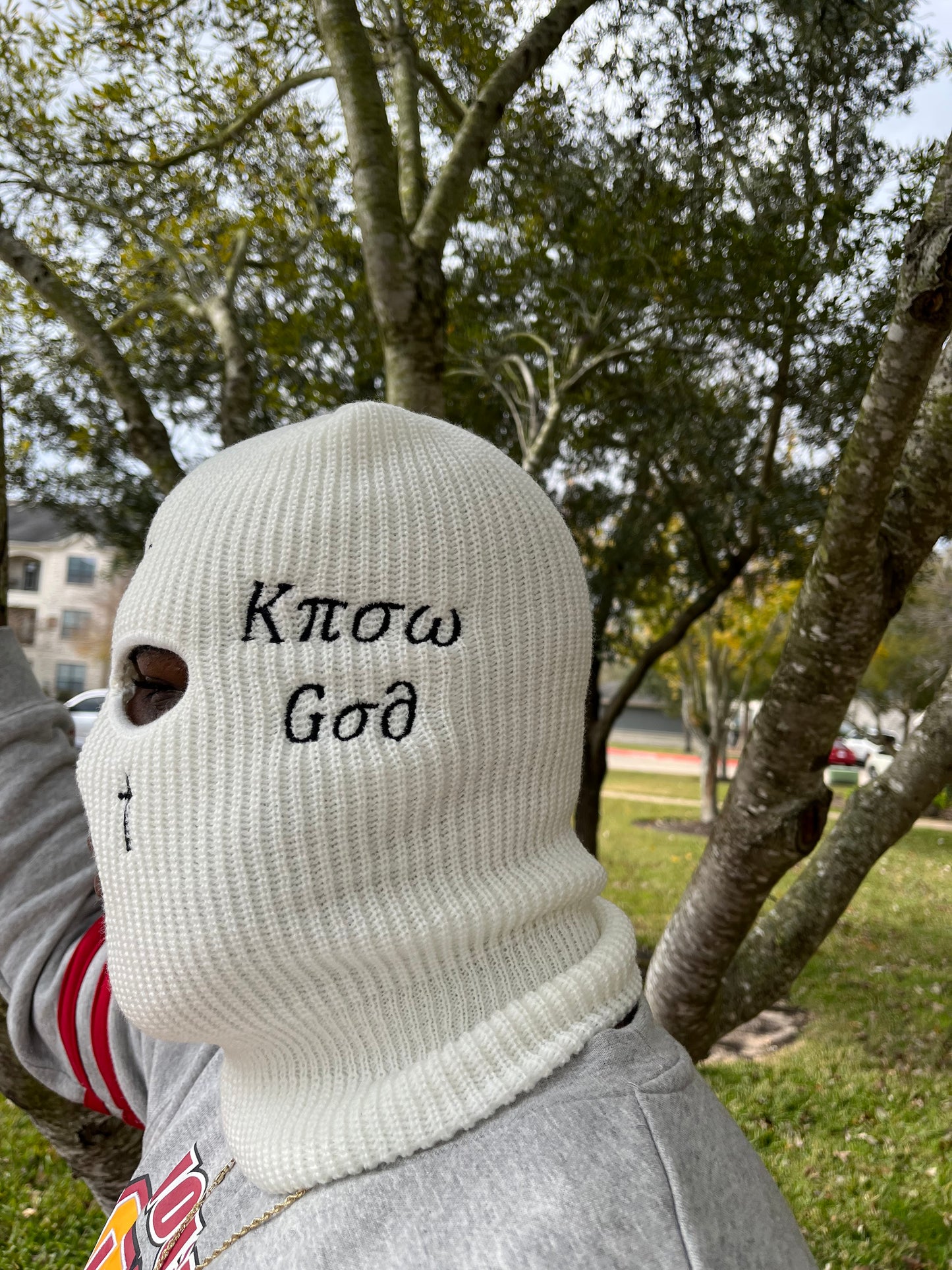 Cocaine Know God, Know Peace Ski Mask