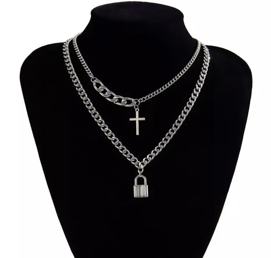 Cross & Lock Chain